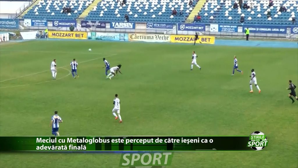 Meciul cu Metaloglobus este perceput de catre ieseni ca o adevarata finala. Un rezultat pozitiv ar putea asigura linistea alb-albastrilor