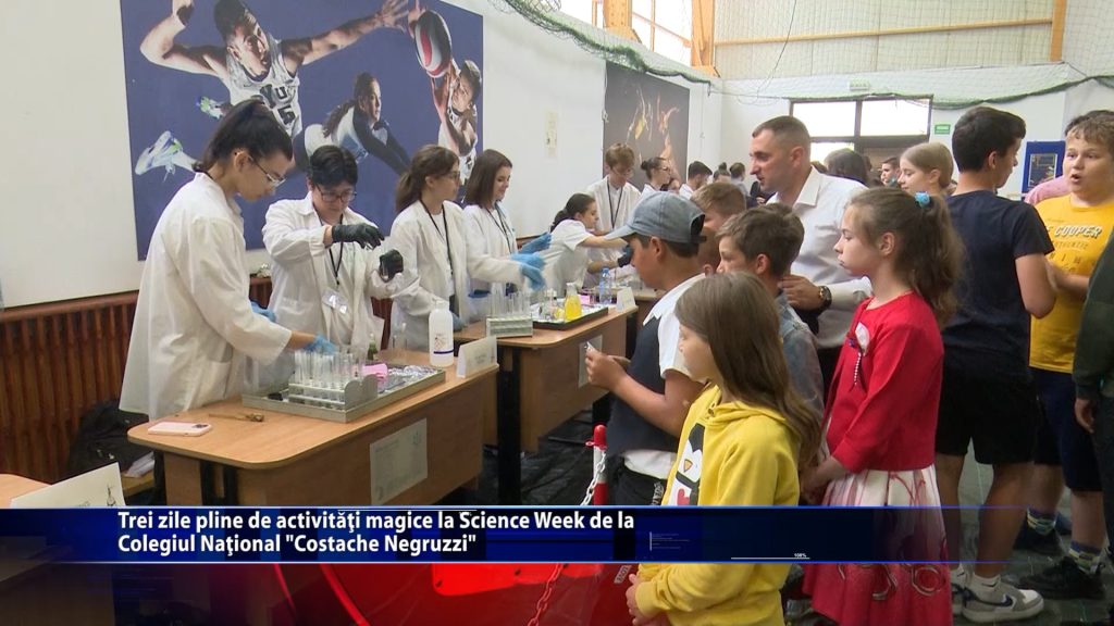 Trei zile pline de activitati magice la Science Week de la Colegiul National Costache Negruzzi