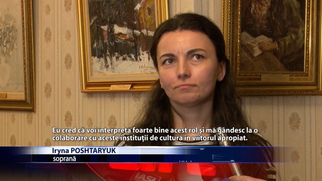 Iryna Poshtaryuk, soprana la Opera Nationala din Kiev, face parte din distributia operei Requiem de Mozart