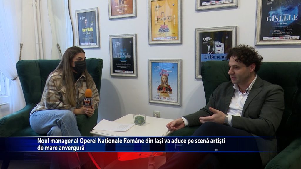 Noul manager al Operei Nationale Romane din Iasi va aduce pe scena artisti de mare anvergura