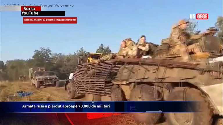 Armata rusa a pierdut aproape 70.000 de militari