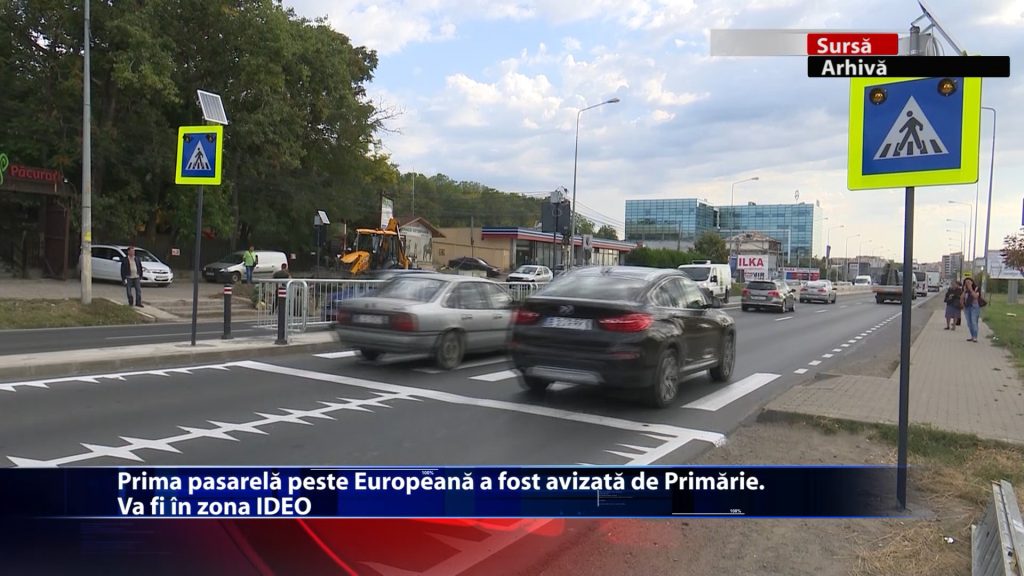 Prima pasarela peste Europeana a fost avizata de Primarie. Va fi in zona IDEO
