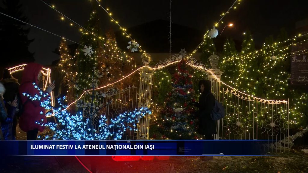 ILUMINAT FESTIV LA ATENEUL NATIONAL DIN IASI