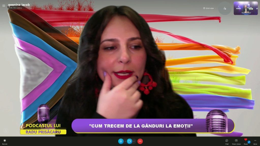 PODCASTUL LUI RADU PRISĂCARU / ”CUM TRECEM DE LA GÂNDURI LA EMOȚII”