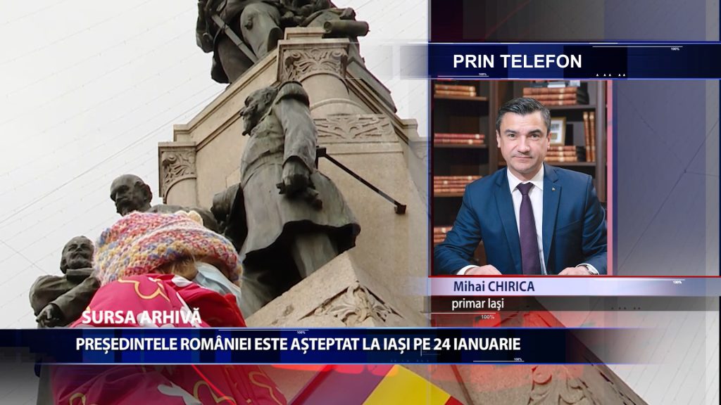PRESEDINTELE ROMANIEI ESTE ASTEPTAT LA IASI PE 24 IANUARIE