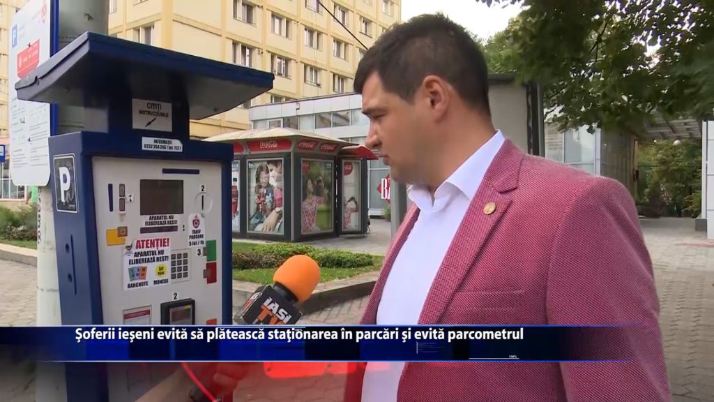 Soferii ieseni evita sa plateasca stationarea in parcari si evita parcometrul