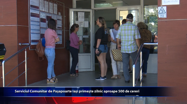Serviciul Comunitar de Pasapoarte Iasi primeste zilnic aproape 500 de cereri