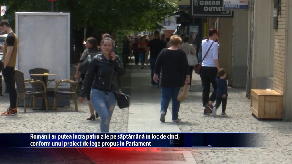 Romanii ar putea lucra patru zile pe saptaman in loc de cinci, conform unui proiectul de lege propus in Parlament
