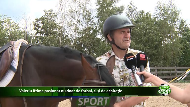 Valeriu Iftime pasionat nu doar de fotbal ci si de echitatie