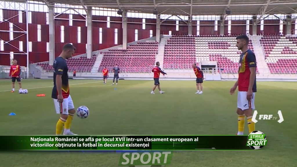 Nationala Romaniei se afla pe locul XVII intr-un clasament european al victoriilor obtinute la fotbal in decursul existentei