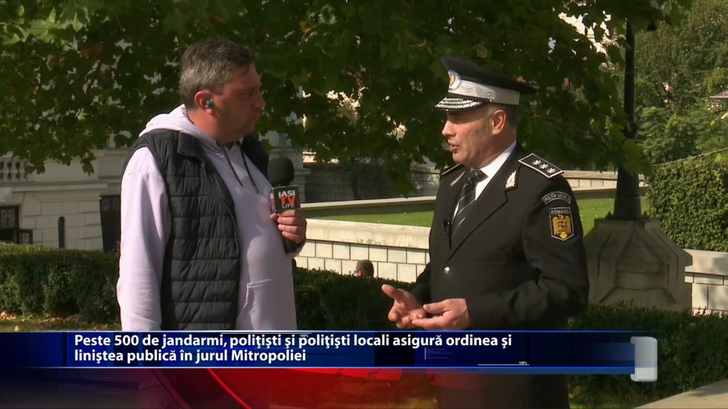 Peste 500 de jandarmi, politisti si politisti locali asigura ordinea si linistea publica in jurul Mitropoliei