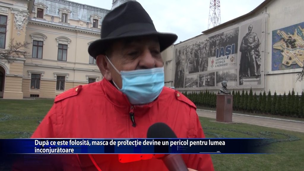 Dupa ce este folosita, masca de protectie devine un pericol pentru lumea inconjuratoare
