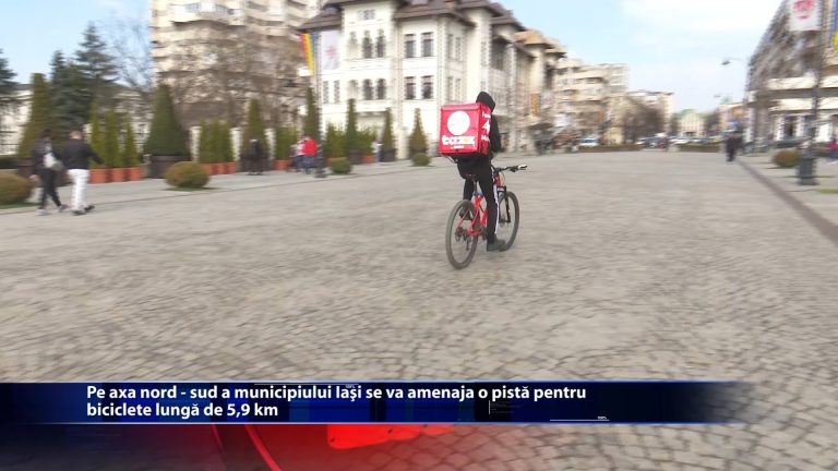 Pe axa nord – sud a municipiului Iasi se va amenaja o pista pentru biciclete lunga de 5,9 km