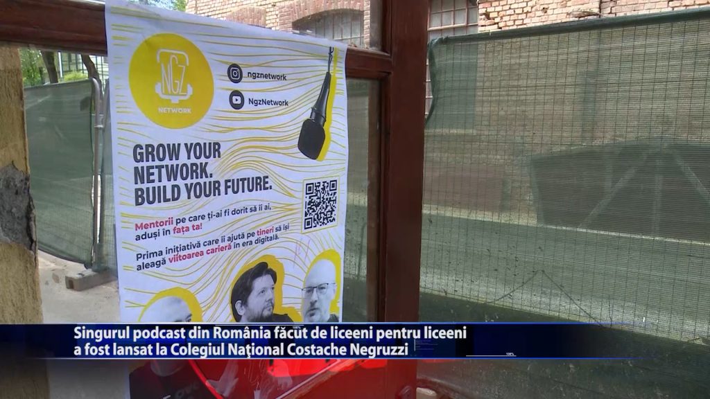 Singurul podcast din Romania facut de liceeni pentru liceeni a fost lansat la Colegiul National Costache Negruzzi