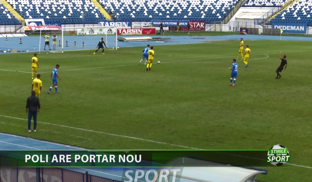 Costel Enache a adus un nou portar, la Poli