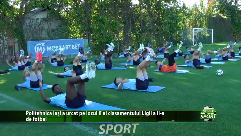 Politehnica Iasi a urcat pe locul II al clasamentului Ligii a II-a de fotbal