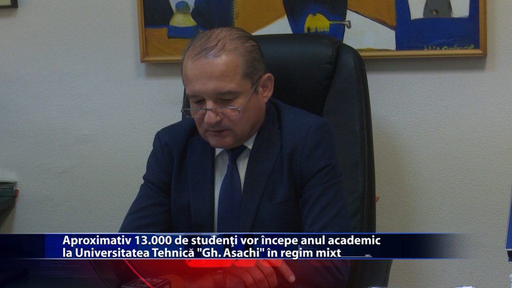 Aproximativ 13.000 de studenți vor începe anul universitar la Universitatea Tehnică „Gh.Asachi” în regim mixt