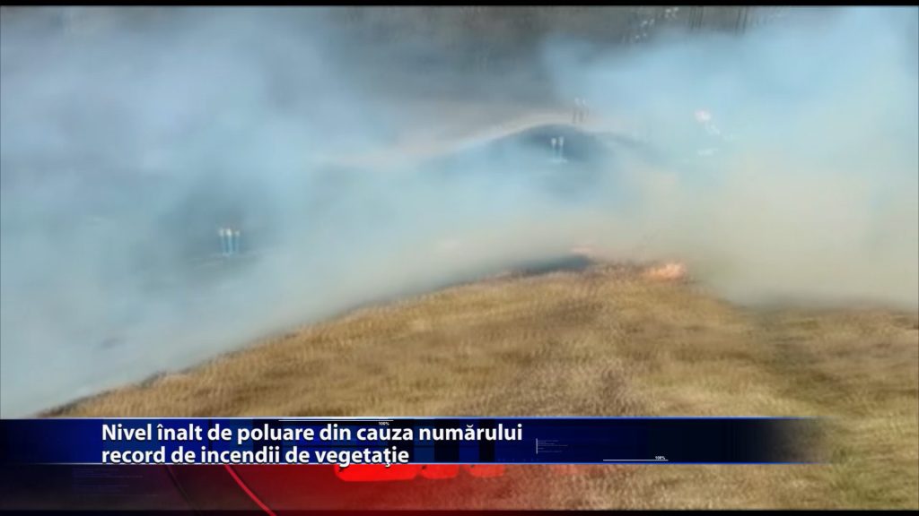 Nivel inalt de poluare din cauza numarului record de incedii de vegetatie