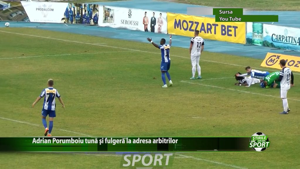 Adrian Porumboiu tuna si fulgera la adresa arbitrilor, despre care spune ca nu are cine sa ii instruiasca
