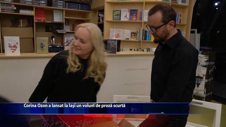 Corina Ozon a lansat la Iasi un volum de proza scurta