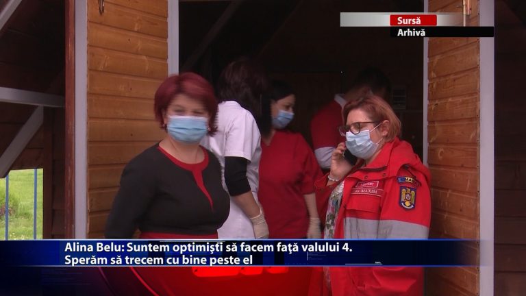 Alina Belu: Suntem optimiști să facem față valului 4. Sperăm să trecem cu bine peste el.