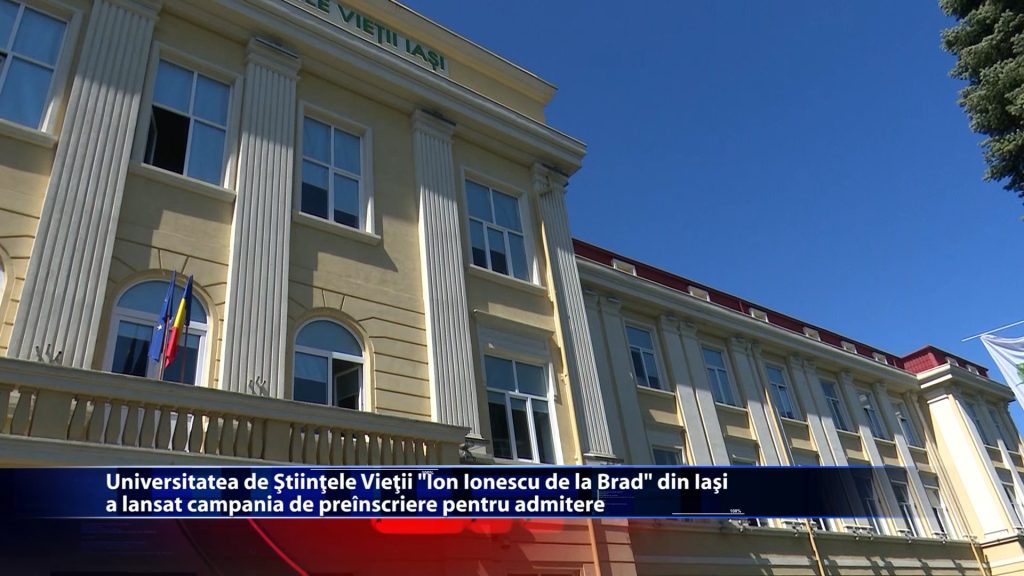 Universitatea de Stiintele Vietii „Ion Ionescu de la Brad” din Iasi a lansat campania de preinscriere pentru admitere