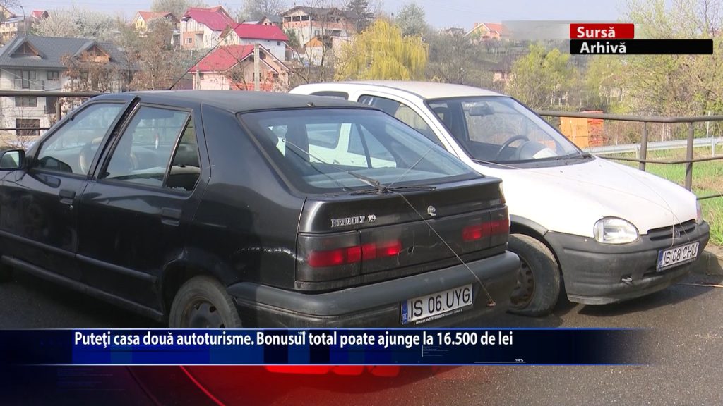 Puteti casa doua autoturisme. Bonusul total poate ajunge la 16.500 de lei