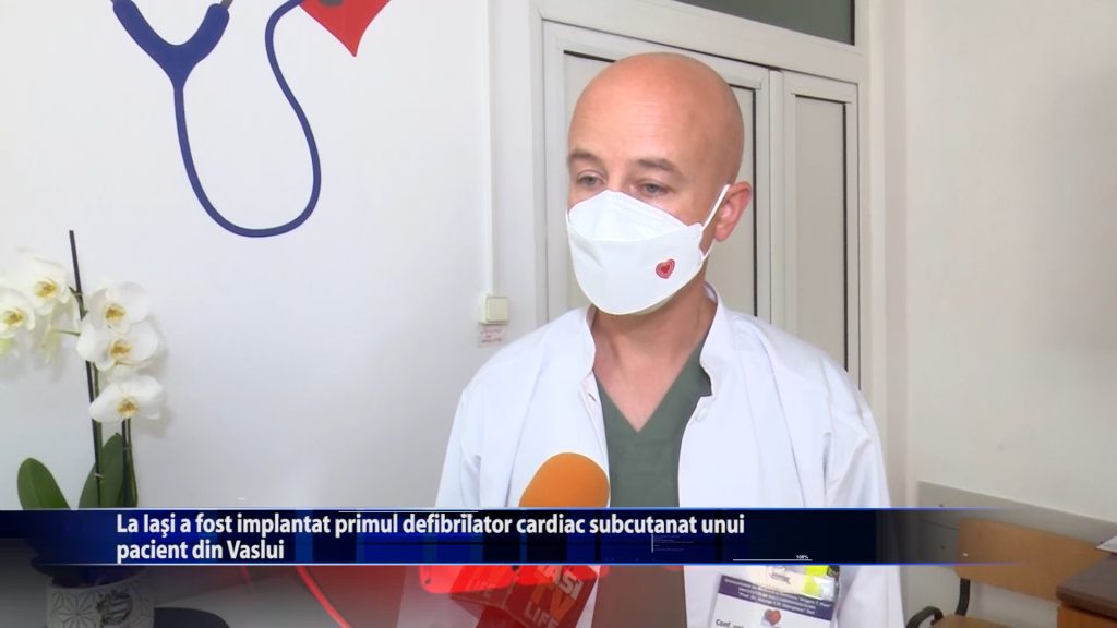 La Iasi a fost implantat primul defibrilator cardiac subcutanat unui pacient din Vaslui