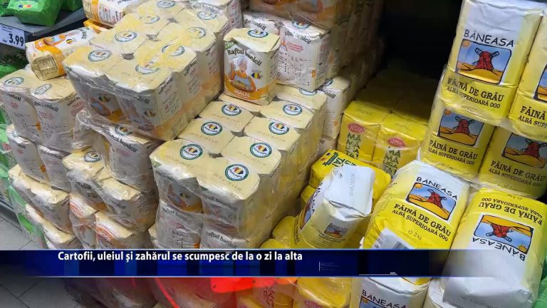 Cartofii, uleiul si zaharul se scumpesc de la o zi la alta