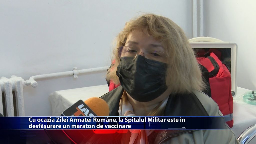 Cu ocazia Zilei Armatei Române, la Spitalul Militar este în desfășurare un maraton de vaccinare