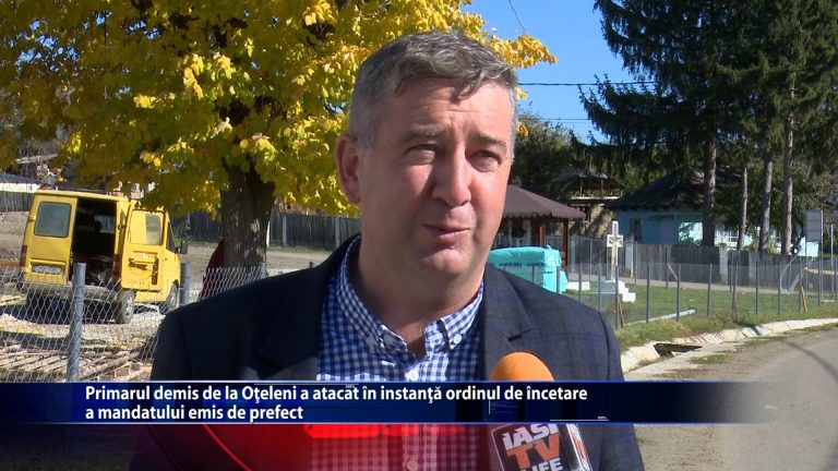 Primarul demis de la Oteleni a atacat in instanta ordinul de incetare a mandatului emis de prefect