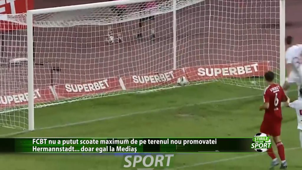 FCBT nu a putut scoate maximum de pe terenul nou promovatei Hermannstadt… doar egal la Medias
