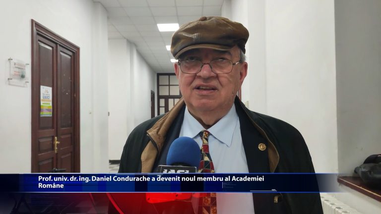 Prof. univ. dr. ing. Daniel Condurache a devenit noul membru al Academiei Romane