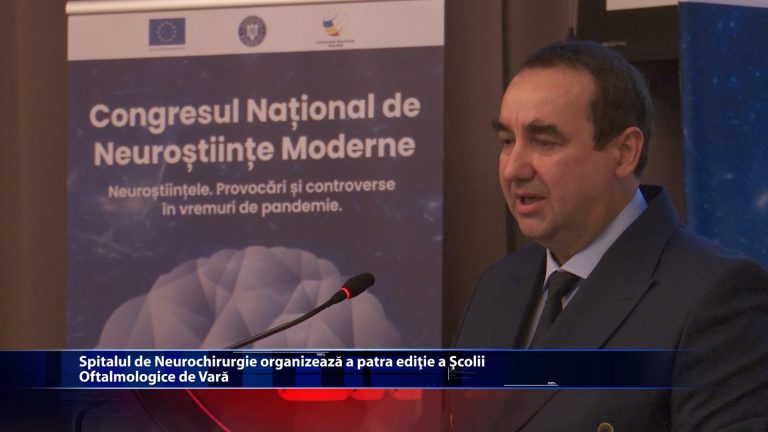 Spitalul de Neurochirurgie organizeaza a patra editie a Scoalii Oftalmologice de Vara la Iasi