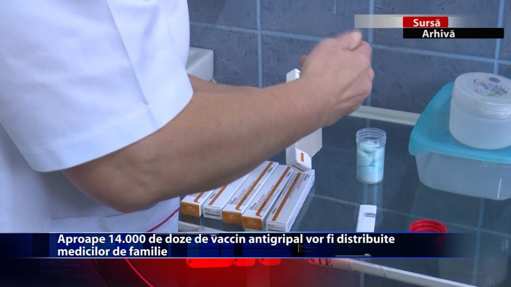 Aproape 14.000 de doze de vaccin antigripal vor fi distribuite medicilor de familie
