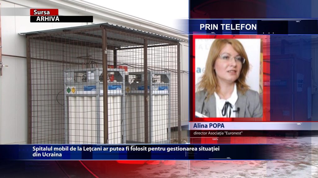 Spitalul mobil de la Letcani ar putea fi folosit pentru gestionarea situatiei din Ucraina