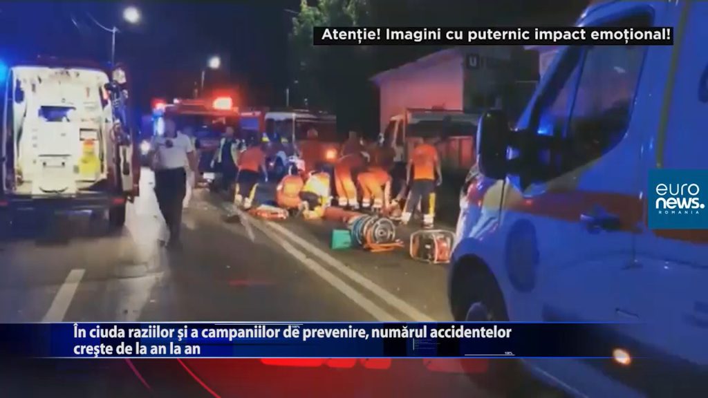 In ciuda raziilor si a campaniilor de prevenire, numarul accidentelor creste de la an la an