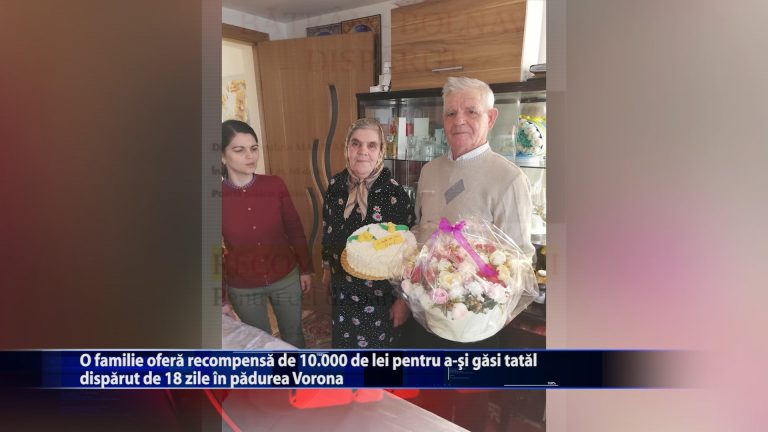 O familie ofera recompensa de 10.000 de lei pentru a-si gasi tatal disparut de 18 zile in padurea Vorona