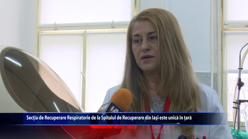 Sectia de Recuperare Respiratorie de la Spitalul de Recuperare din Iasi este unica in tara