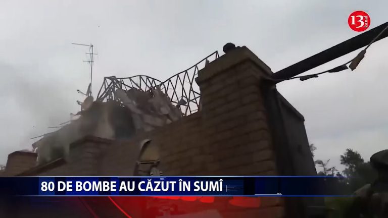 80 DE BOMBE AU CAZUT IN SUMY