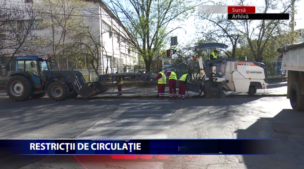 Lucrările de reparații la străzi vor impune inchiderea circulației auto