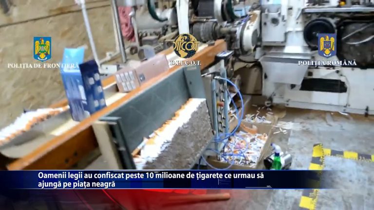 Oamenii legii au confiscat peste 10 milioane de tigarete ce urma sa ajunga pe piata neagra
