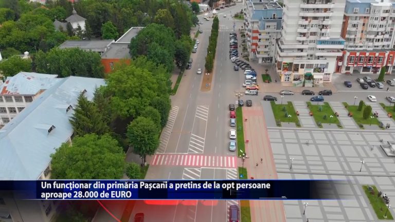 Un functionar din primaria Pascani a pretins de la opt persoane aproape 28.000 de EURO