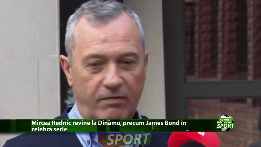 Mircea Rednic revine la Dinamo, precum James Bond în celebra serie