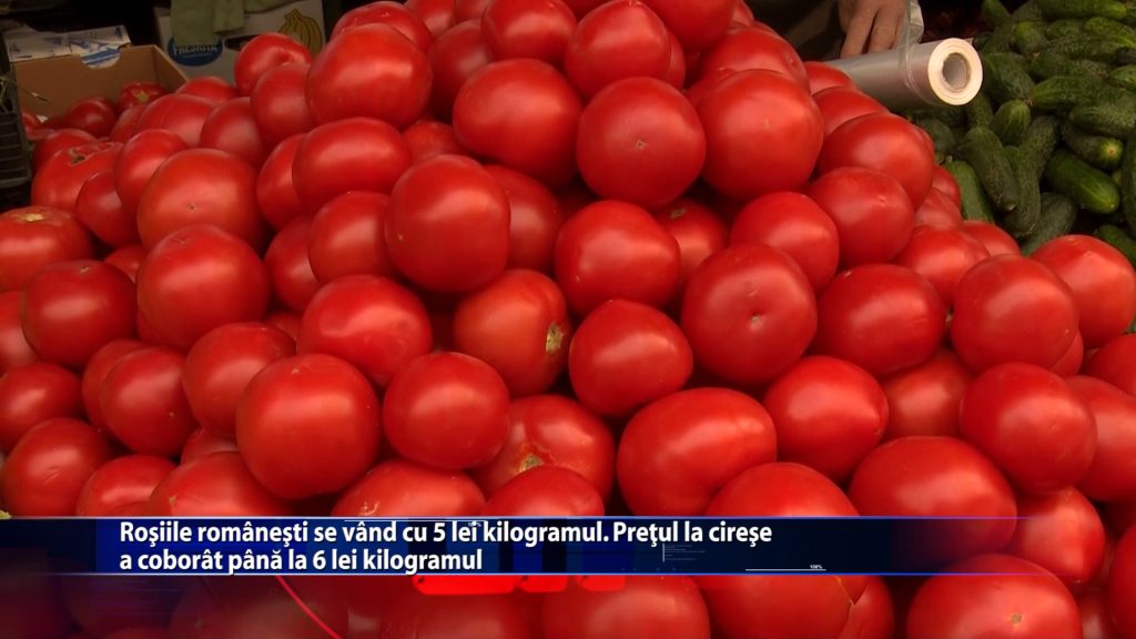 Rosiile romanesti se vand cu 5 lei kilogramul. Pretul la cirese a coborat pana la 6 lei kilogramul