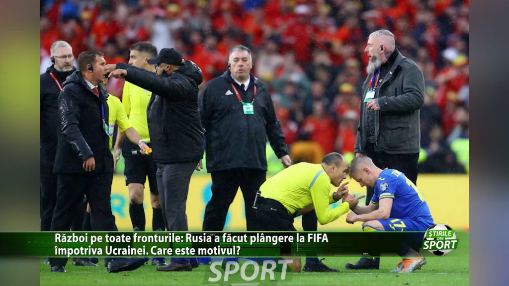 Razboi pe toate fronturile: Rusia a facut plangere la FIFA impotriva Ucrainei. Care este motivul?