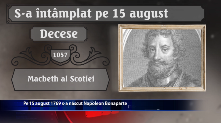 Pe 15 august 1769 s-a născut Napoleon Bonaparte
