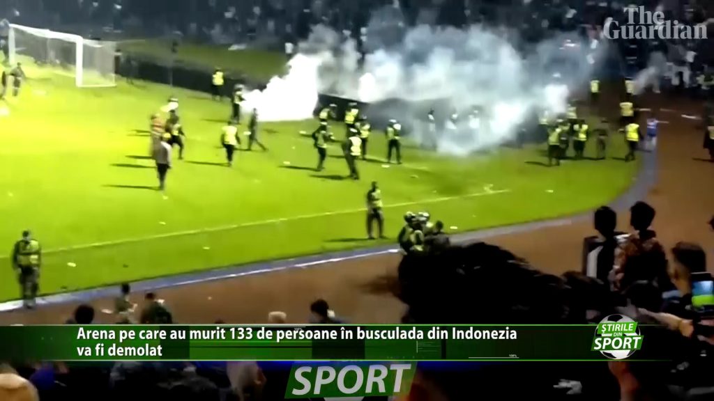 Arena pe care au murit 133 de persoane in busculada din Indonezia va fi demolat