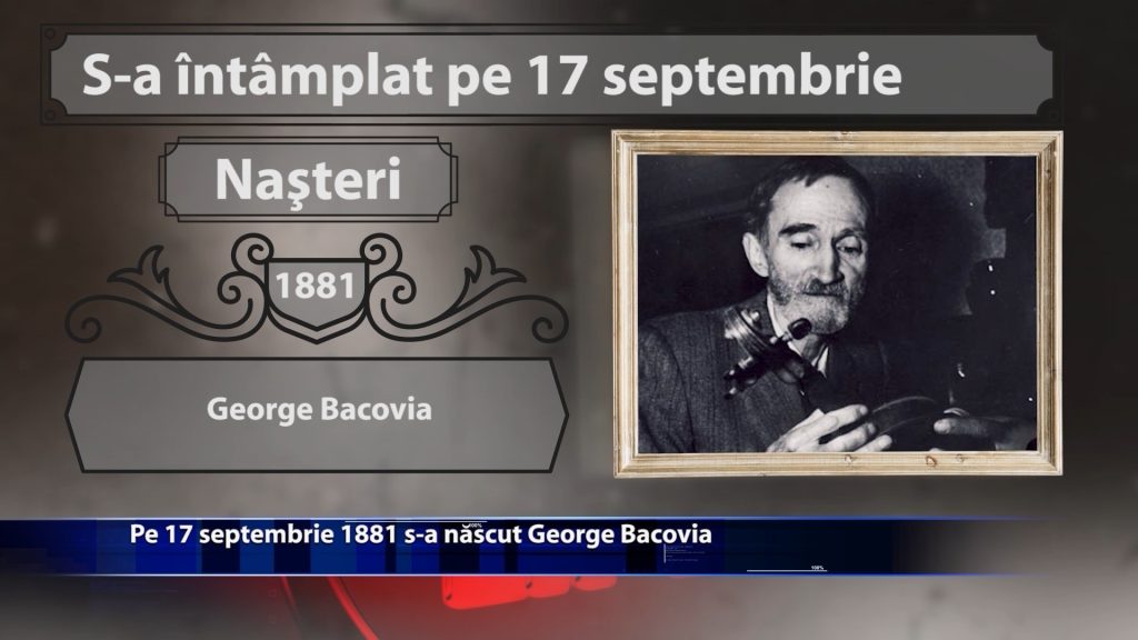 Pe 17 septembrie 1881 s-a născut George Bacovia