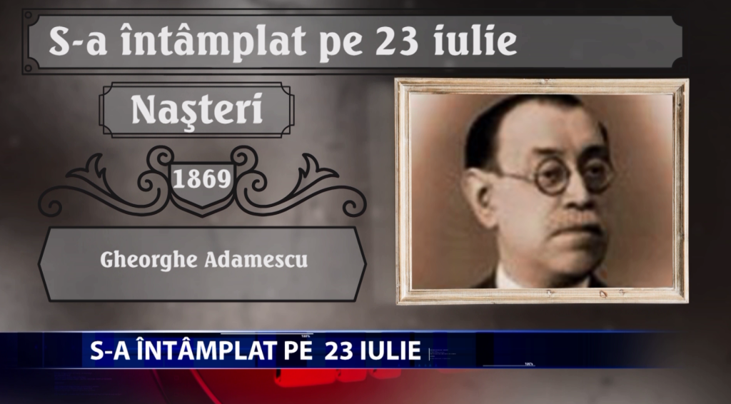 Semnificații istorice pentru ziua de 23 iulie